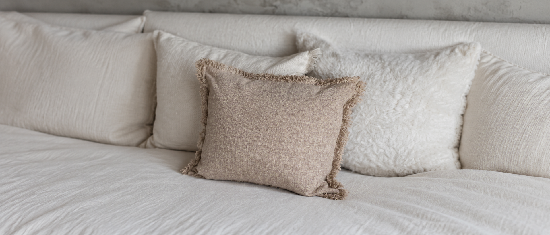 Soft and calming bedroom setting